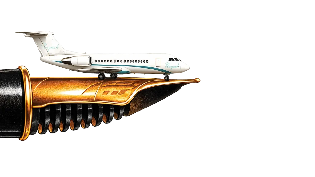 plane on nib image